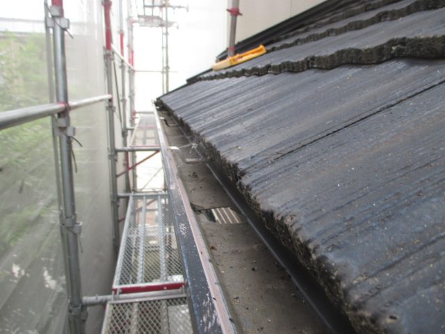 高砂市で交換が必要だった軒樋